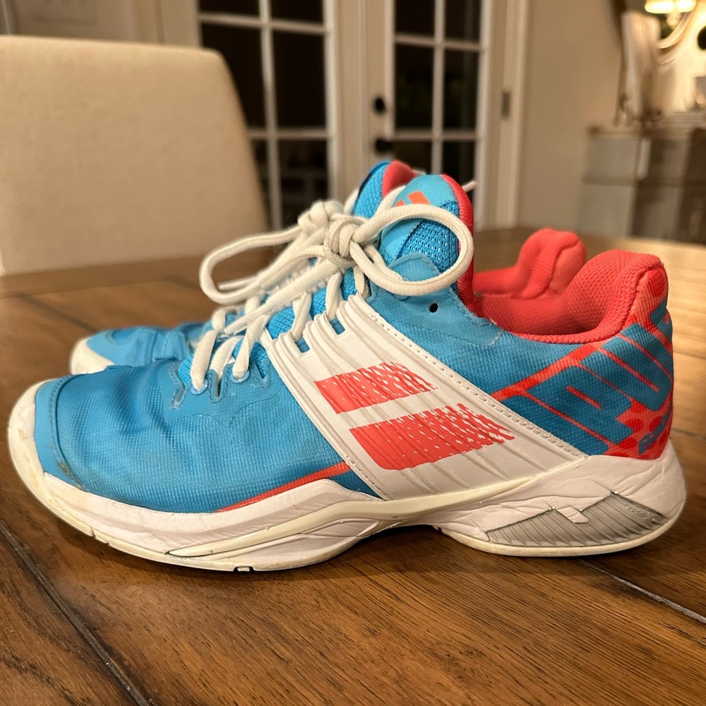 Babolat Propulse Fury AC White/Blue Women's Shoes